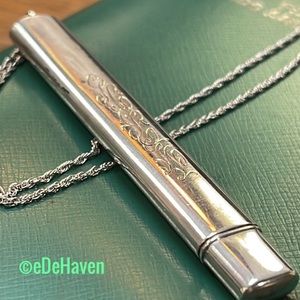 Sterling Toothpick case